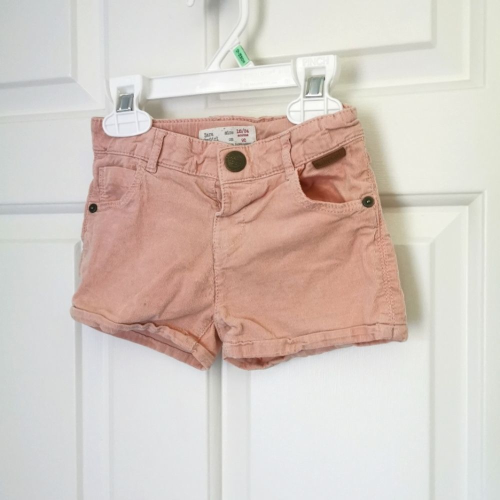 3/$20 Zara Girls short size 18-24 m